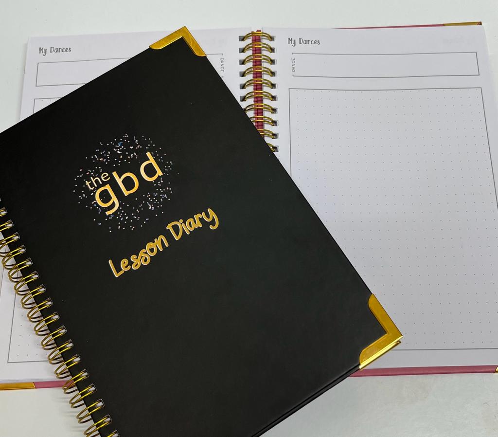 A5 Dance Lesson Diary to suit all styles of dance. Record choreography, lesson feedback, glossary, technique and dance goals throughout the dance season. 